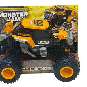 Monster Jam Digger Toy - Black and Orange
